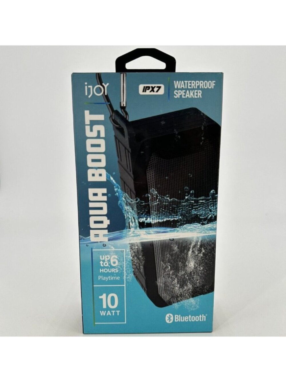 iJoy Aqua Boost IPX7 Waterproof Speaker BLUETOOTH Portable IJPDQ106 -6 Hours